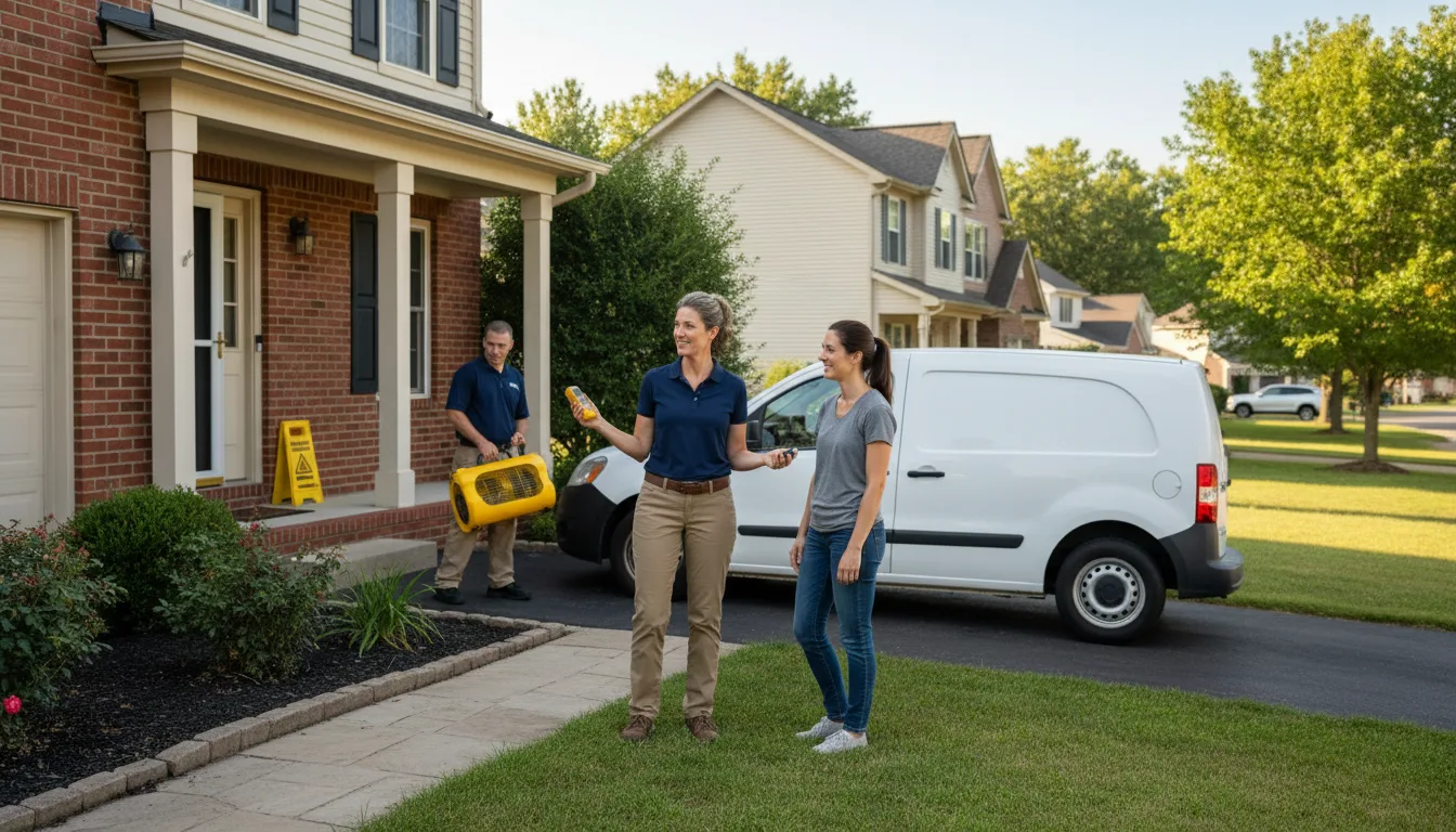 Water restoration image for Dehumidification And Cleanup Services in West Liberty, KY